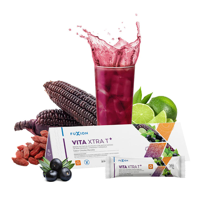 VITA XTRA T+ - Delicioso sabor a refresco de maíz morado